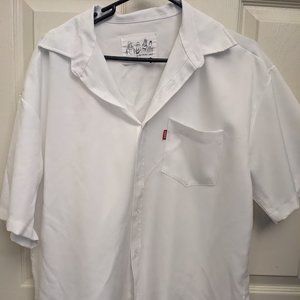 Plain White Oversized Button-Down Shirt